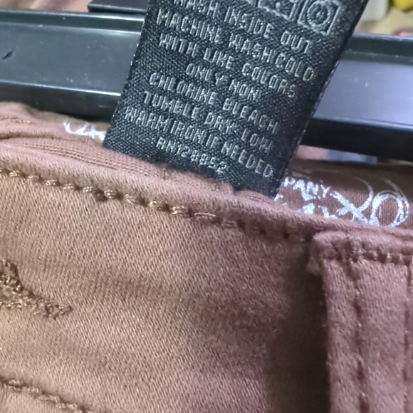 APOLLO Jeans Luscious Stretch Brushed Denim Ankle Skinny Pants Women NWT - Picture 5 of 12